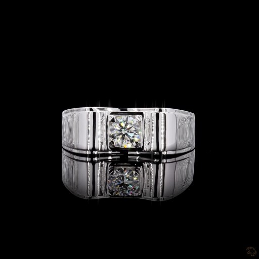Emperor Men’s Solitaire Diamond Ring Thumbnail