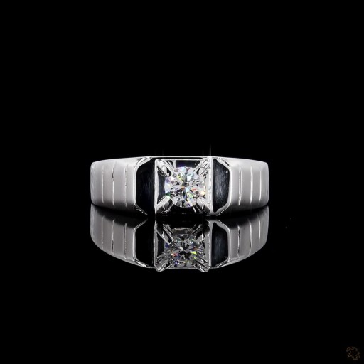 Vanguard Men’s Solitaire Diamond Ring Thumbnail