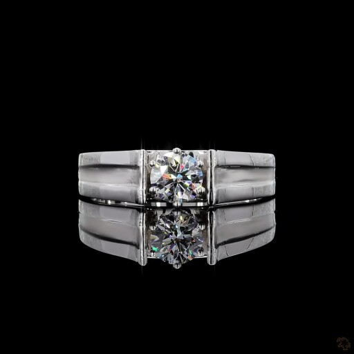 Atlas Men’s Solitaire Diamond Ring Thumbnail