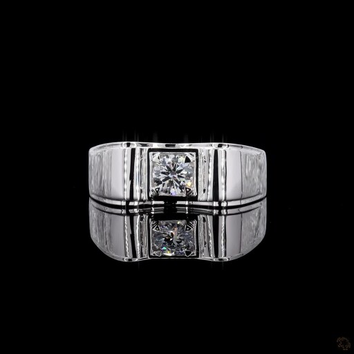 Regent Men’s Solitaire Diamond Ring Thumbnail