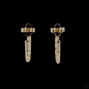 diamond-accented-hoop-earrings-in-yellow-gold-finish-5