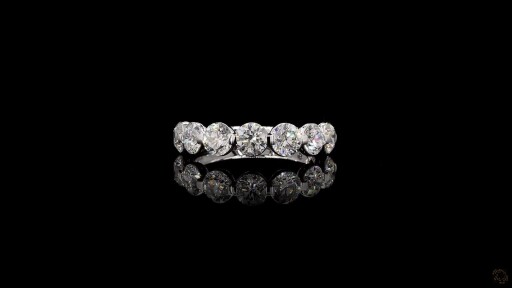 Clarisse Round Diamond Band Thumbnail