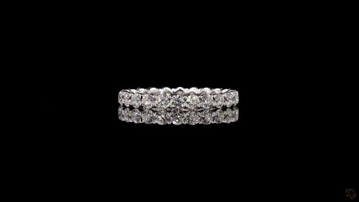 Everelle Round Diamond Eternity Band Thumbnail