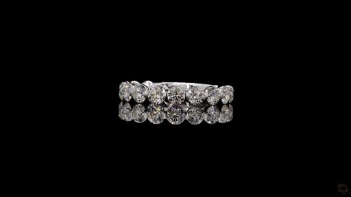 Solara Round Diamond Band Thumbnail