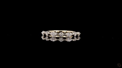 Arlena Marquise & Round Diamond Band Thumbnail