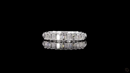 Regalia Emerald Diamond Eternity Band Thumbnail