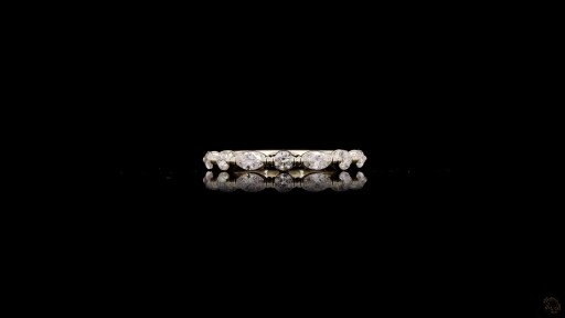 Lunelle Marquise & Round Diamond Band Thumbnail