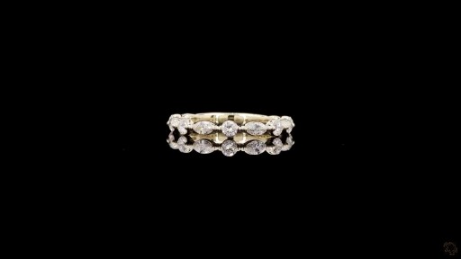 Aveline Marquise & Round Diamond Band Thumbnail