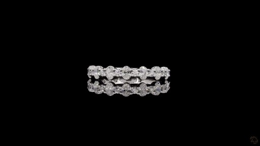 Lumiera Round Diamond Eternity Band Thumbnail