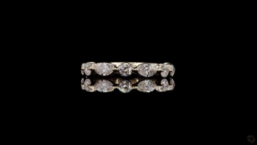 Virelle Marquise & Round Diamond Band Thumbnail