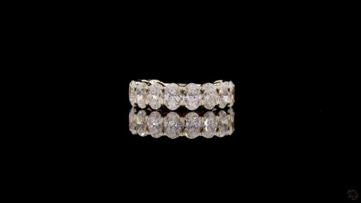 Luminara Oval Diamond Eternity Ring Thumbnail