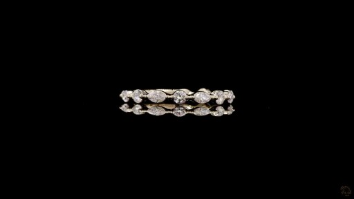 Marquise & Round Diamond Eternity Band Thumbnail