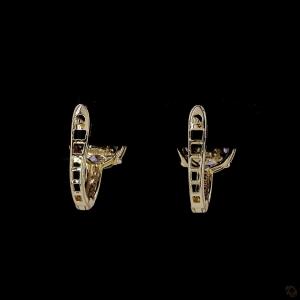 cushion-cut-diamond-cluster-earrings-in-yellow-gold-finish-6