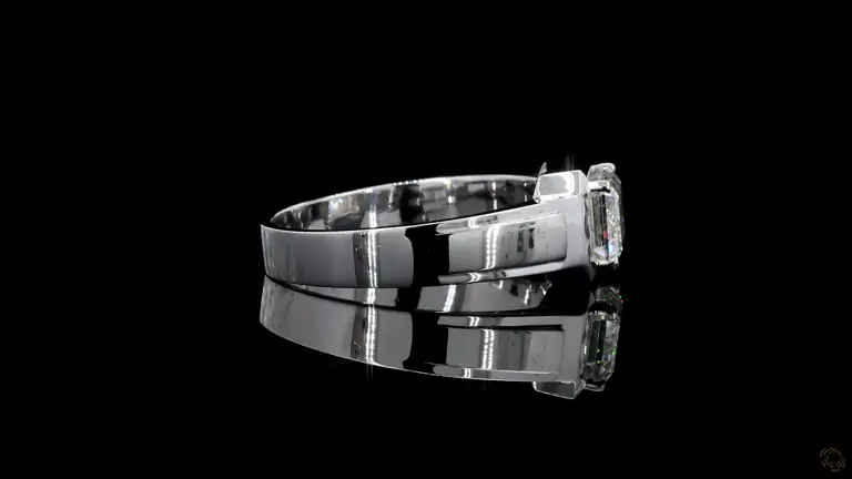 mens-emerald-cut-diamond-solitaire-ring-in-white-gold-finish-preview