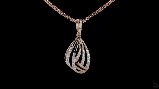 Grace Drop Diamond Pendant Thumbnail