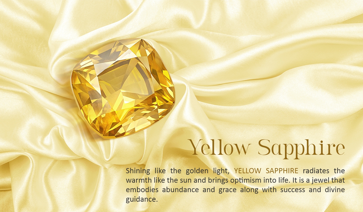 Yellow Sapphire (Pukharaj) Banner