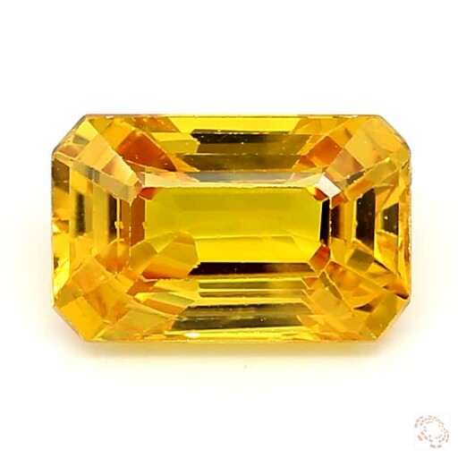 4.05 Carat Yellow Natural Sapphire Thumbnail