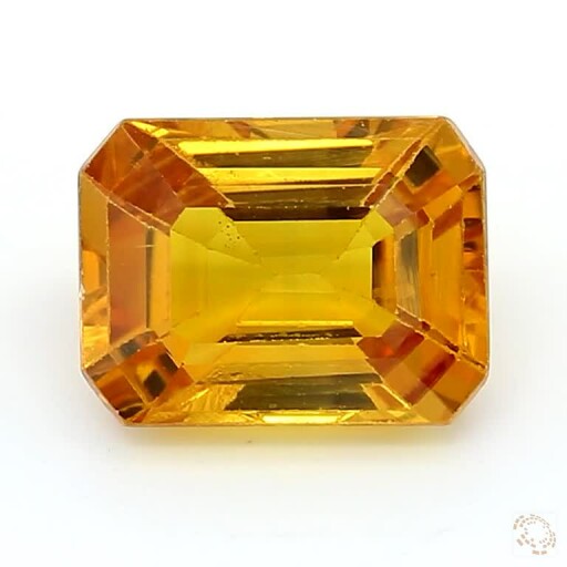 4.37 Carat Yellow Natural Sapphire Thumbnail