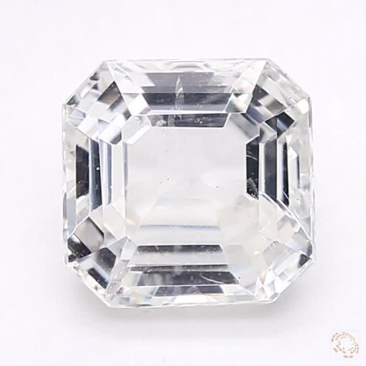 4.86 Carat White Natural Sapphire Preview