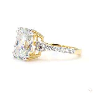 radiant-cushion-moissanite-ring-sparkling-white-3