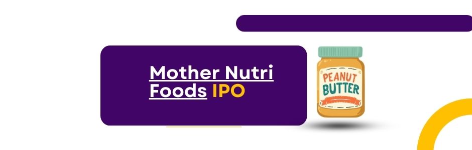 Investor browsing Mother Nutri Foods IPO subscription details on mobile app