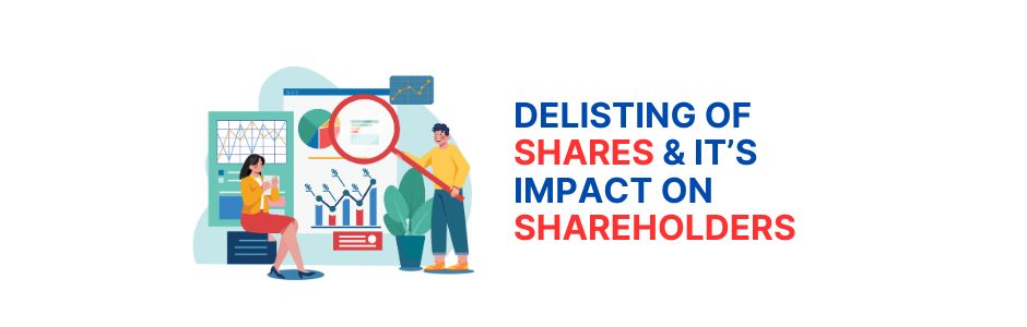 illustration showing share delisting reason & its impact