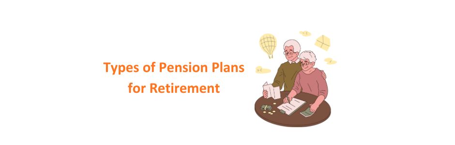 illustration showing various types of Pension Plans