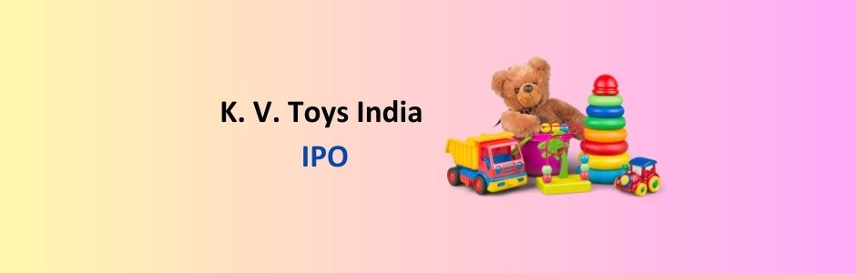 Retail investor checking K. V. Toys India IPO dates, lot size and application amount on a trading app