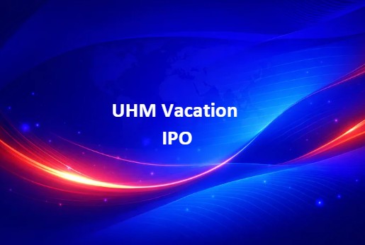 UHM Vacation IPO banner showing June 2026 dates and ₹157 to ₹166 price band