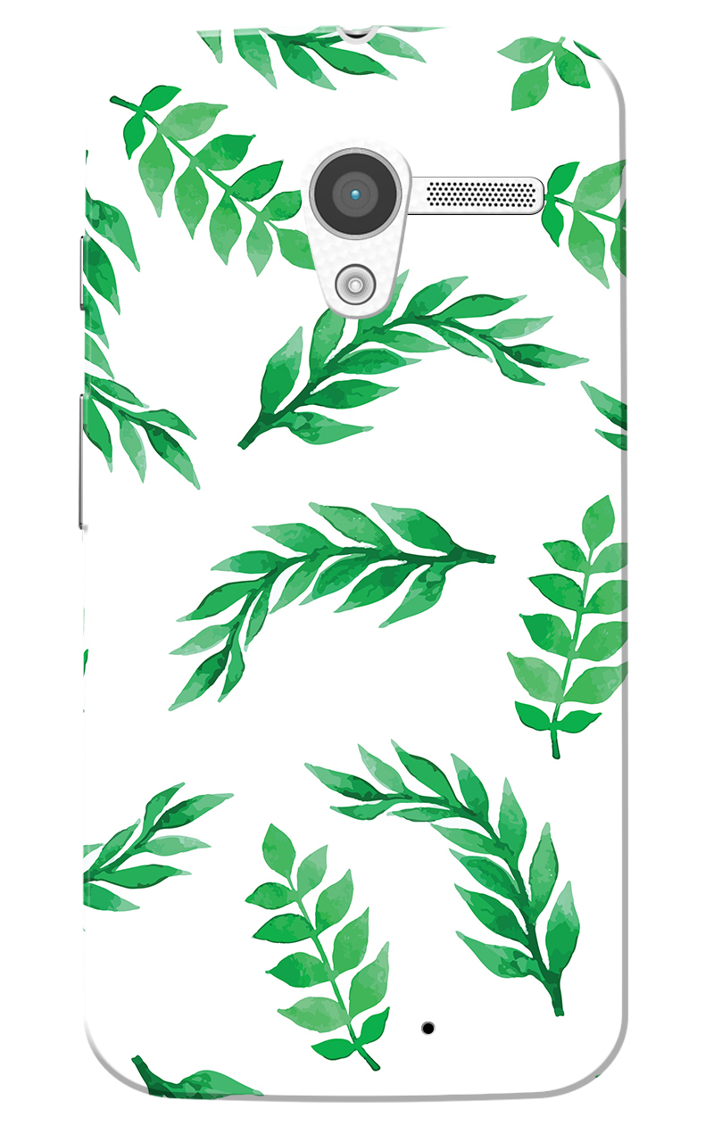 Caseria Green Leafs White