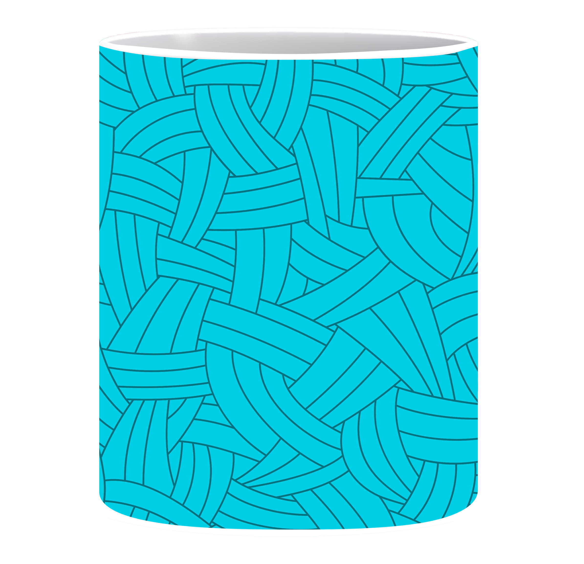 Coffee Mug, Black Lines