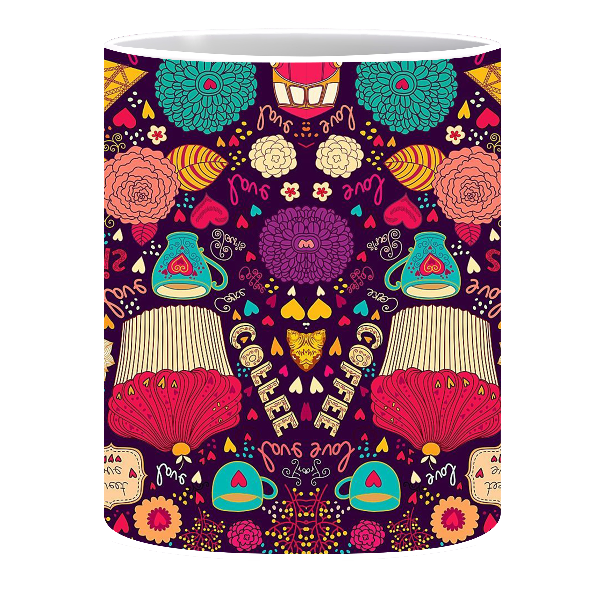 Coffee Mug, Paris Pattern