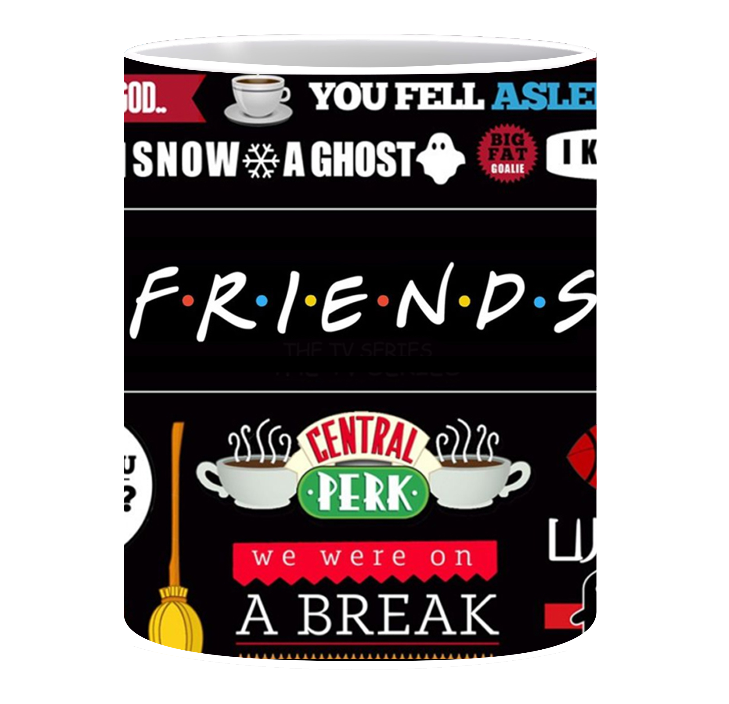 Coffee Mug, Friends Black