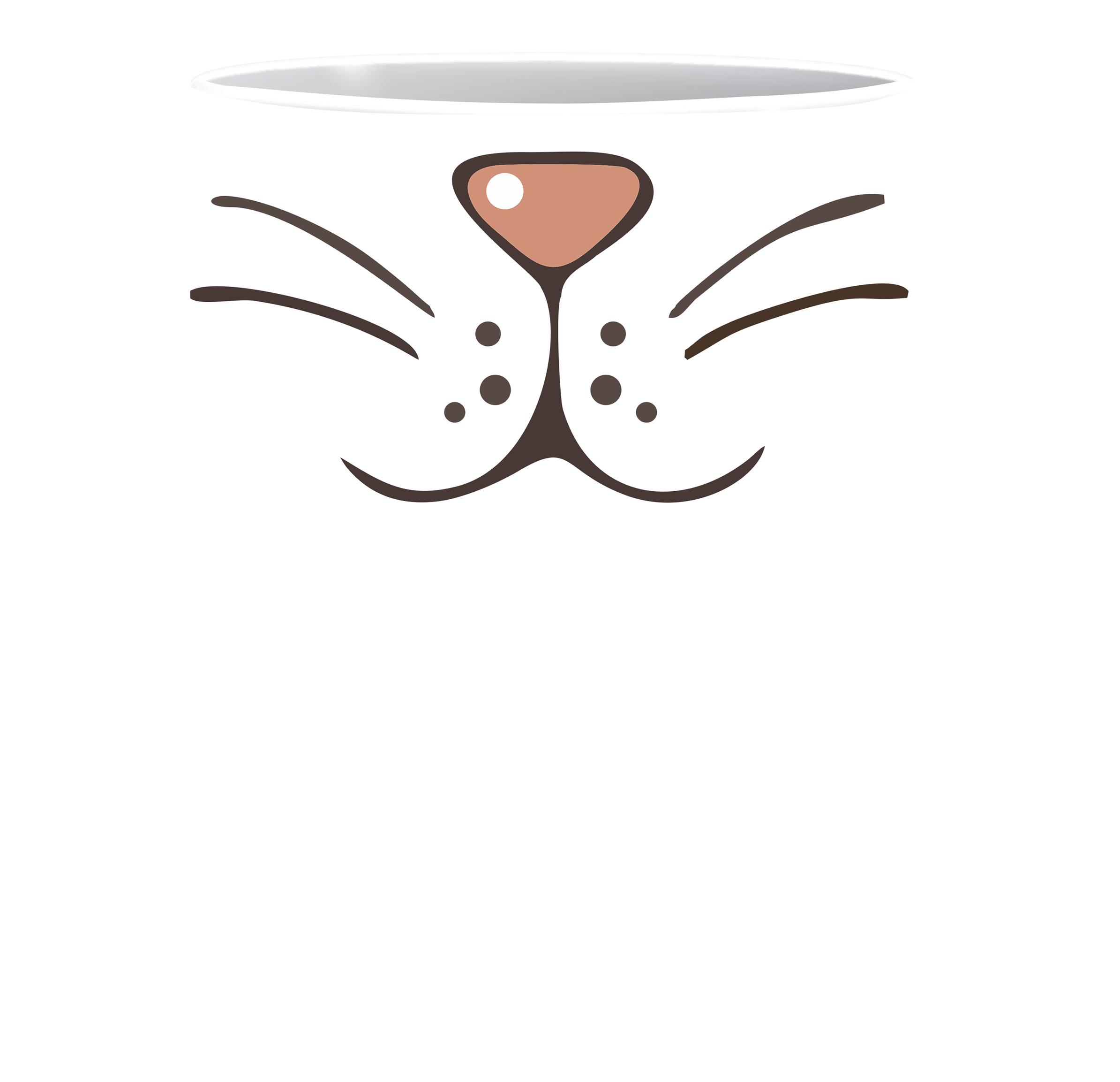 Coffee Mug, Cat Nose