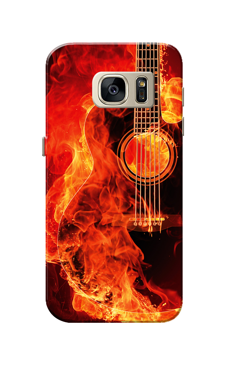 Caseria Burning Guitar