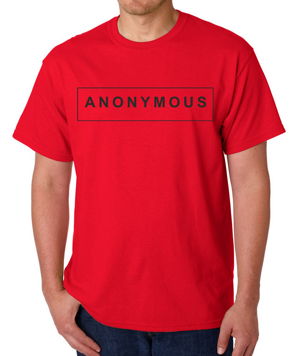 Printed T-shirts Annonymous