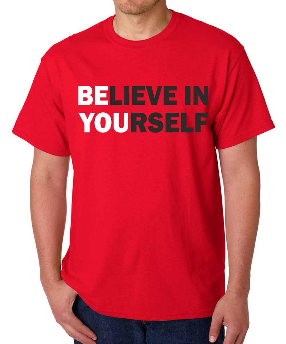 Printed T-shirts Believe