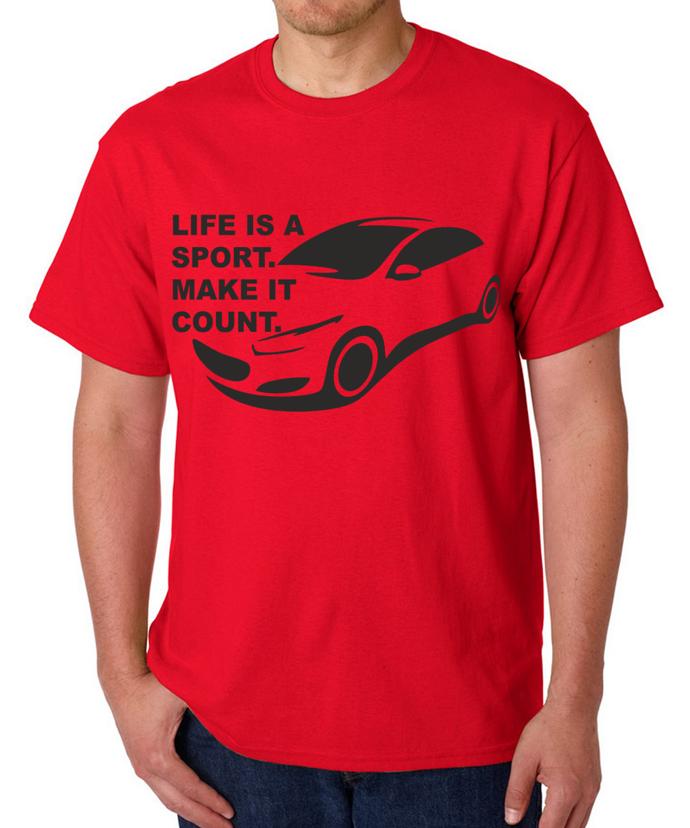 Printed T-shirts Life Sport
