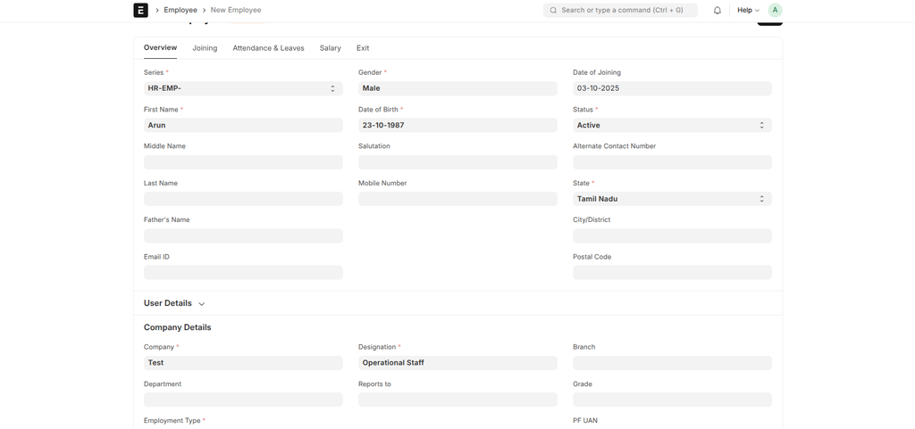 Assign Employees to Roles
