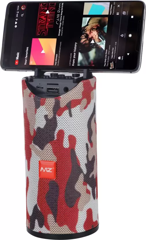MZ M-211 (PORTABLE BLUETOOTH SPEAKER) Dynamic Thunder Sound With High Bass & Mobile Stand 10 W Bluetooth Speaker