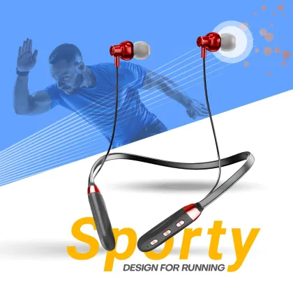 Riviera Zocky Bluetooth in Ear Neckband, Upto 30 HRS Playtime, Fast Charging in 40 min, 180mAh Battery Capacity, Wired Magnetic Tips, Voice Assistant with mic, Type C