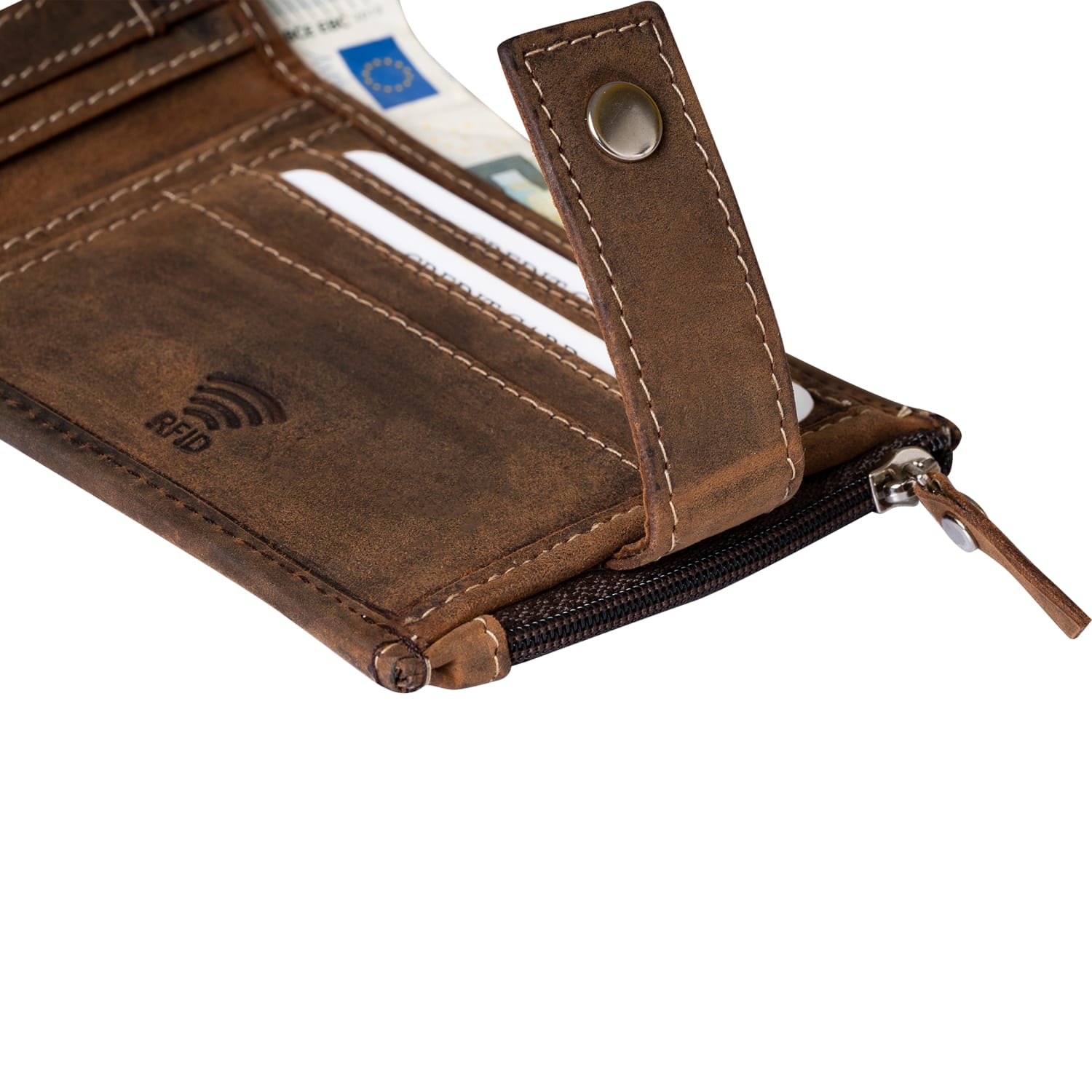 Men Travel, Casual, Formal Genuine Leather RFID Wallet