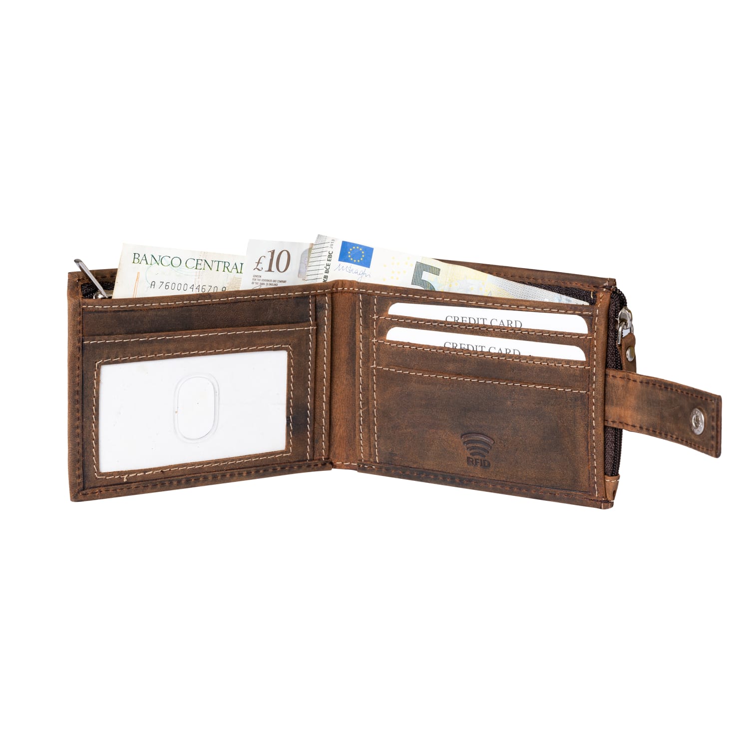 Men Travel, Casual, Formal Genuine Leather RFID Wallet