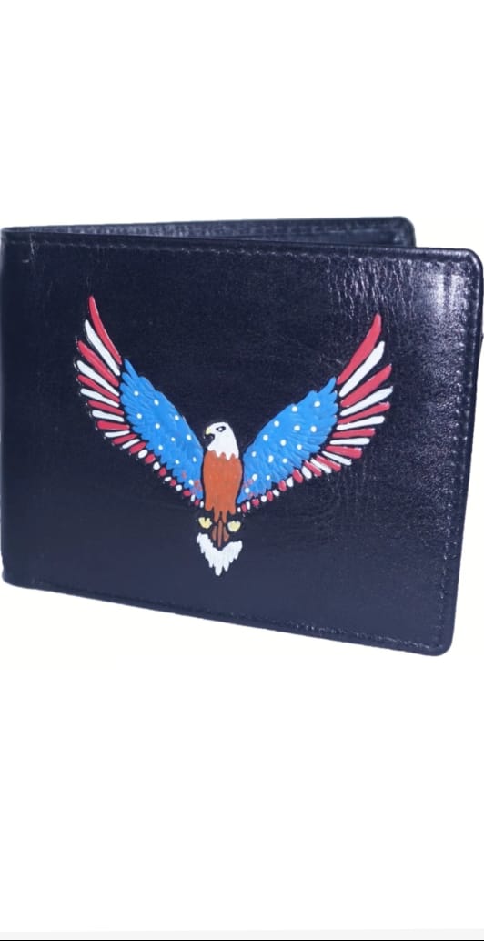 GOUS  Men Trendy, Casual Black Genuine Leather RFID Wallet  (12 Card Slots)