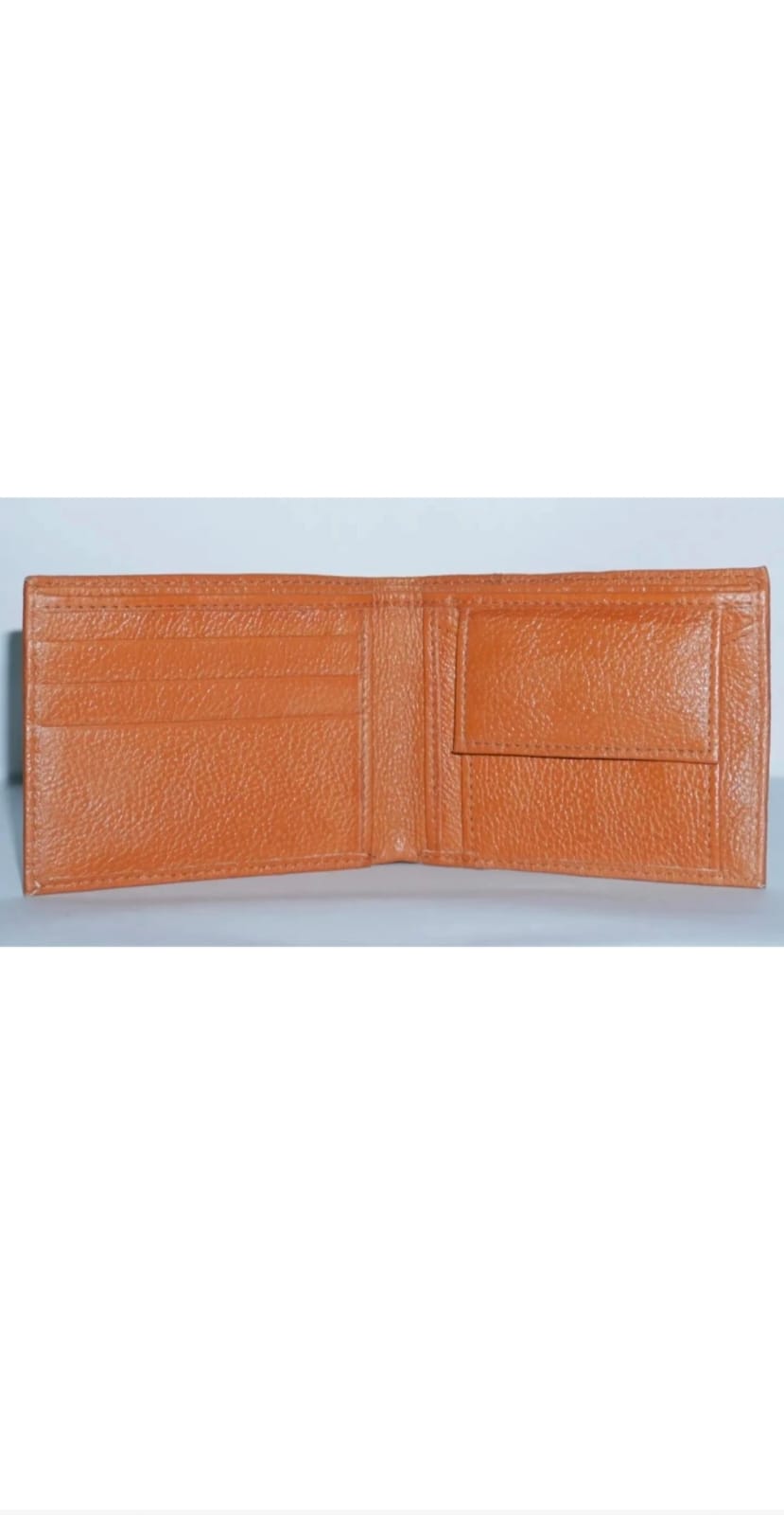 GOUS  Men Casual Tan Genuine Leather Wallet  (6 Card Slots)