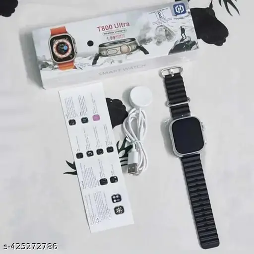 Smart Watch with Beautiful Strap, Bluetooth Calling Smart Watch, 1.99" Touch Display with Fitness &amp; Outdoor, Health &amp; Medical Tracker, 8 Unique UI Interactions[T 800 multi]