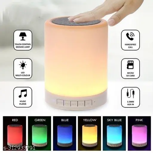 Personalized Bluetooth Speaker Customized with Photo Color Changing Rounded Shape LED lamp,Best Gifting for Valentine Day Gift,Birthday,Anniversary,Father's Day,Mothers Day,Girl Friend,Boy Friend