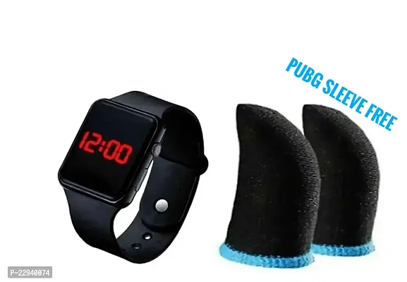 NEW DIGITAL WRIST WATCH FOR BOYS WITH FREE SEELVE PUBG