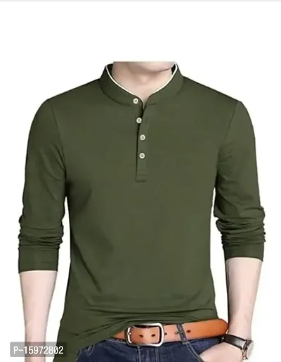 Stylish Fancy Cotton Blend T-Shirts For Men
