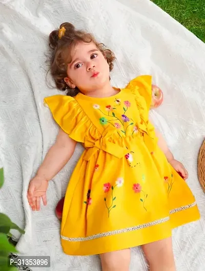 Stylish Printed Dress for Kid Girl